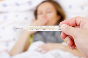 Symptome Grippe: Fieber